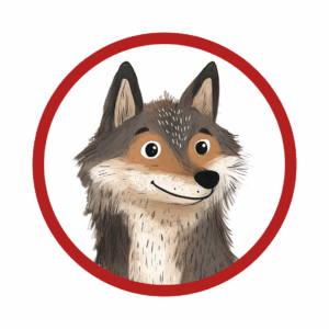 Wolf als Comic Figur - das kritische Eltern Ich in der Glückskindstrategie