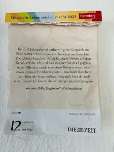 Abreisskalender "Was mein Leben reicher macht"